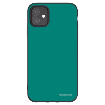 Picasee Μαύρη θήκη σιλικόνης για Apple iPhone 11 - Emerald Mist