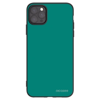 Picasee Μαύρη θήκη σιλικόνης για Apple iPhone 11 Pro Max - Emerald Mist