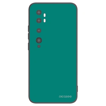 Picasee Μαύρη θήκη σιλικόνης για Xiaomi Mi Note 10 (Pro) - Emerald Mist