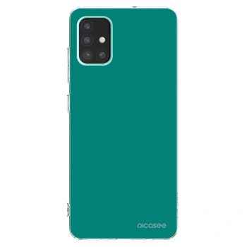 Picasee διαφανής θήκη σιλικόνης Samsung Galaxy A51 A515F - Emerald Mist