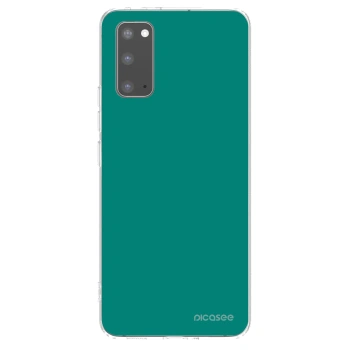 Picasee διαφανής θήκη σιλικόνης Samsung Galaxy S20 G980F - Emerald Mist
