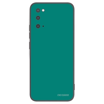 Picasee Μαύρη θήκη σιλικόνης για Samsung Galaxy S20 G980F - Emerald Mist