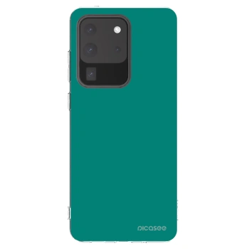 Picasee διαφανής θήκη σιλικόνης Samsung Galaxy S20 Ultra 5G G988F - Emerald Mist