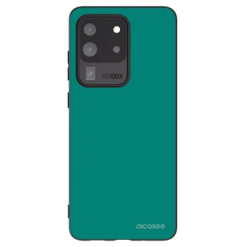 Picasee Μαύρη θήκη σιλικόνης για Samsung Galaxy S20 Ultra 5G G988F - Emerald Mist