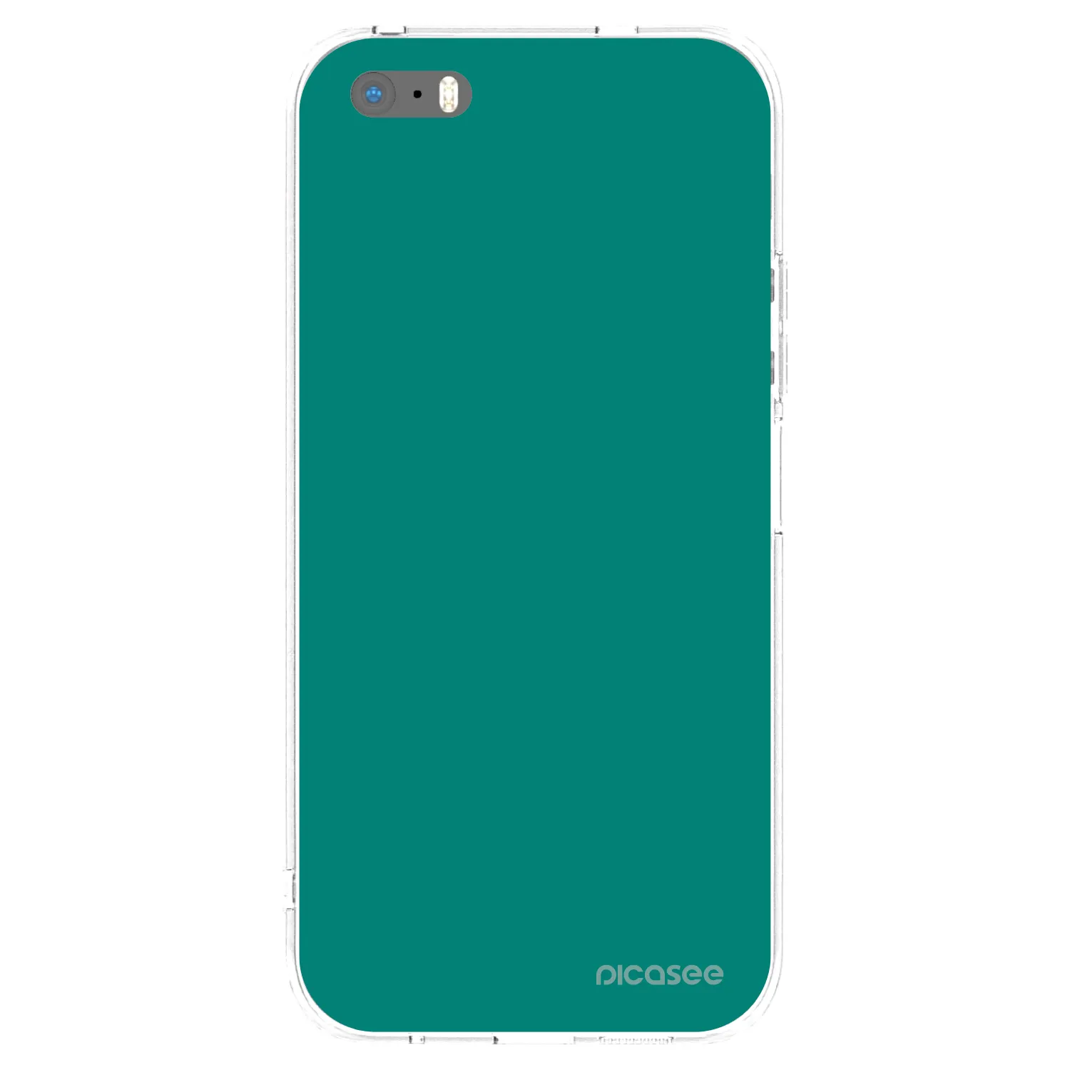Picasee διαφανής θήκη σιλικόνης Apple iPhone 6 Plus/6S Plus - Emerald Mist
