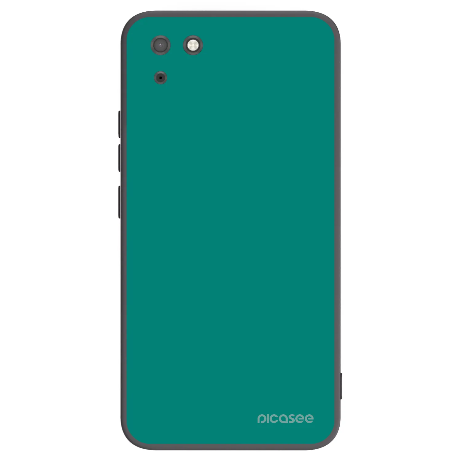 Picasee Μαύρη θήκη σιλικόνης για Huawei Y5P - Emerald Mist