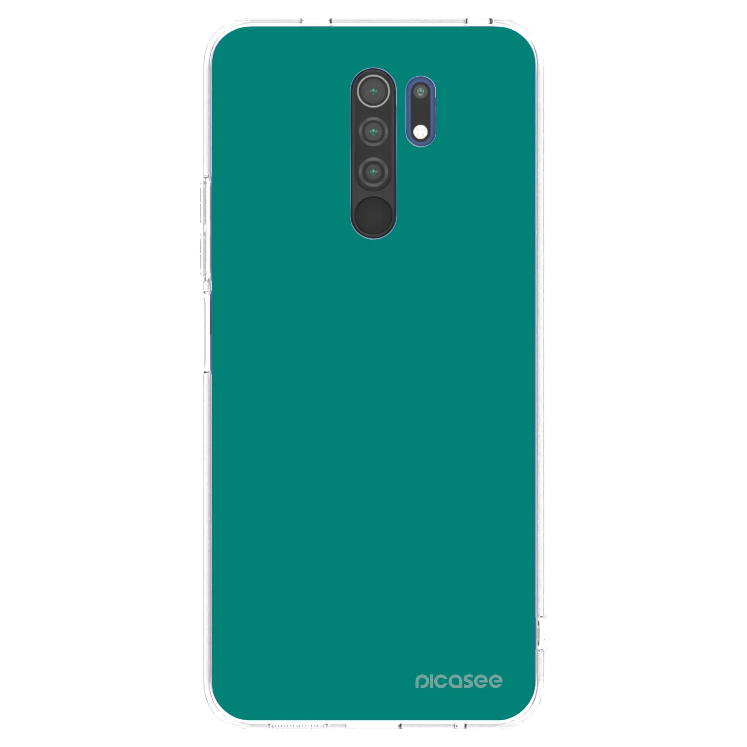 Picasee διαφανής θήκη σιλικόνης Xiaomi Redmi 9 - Emerald Mist