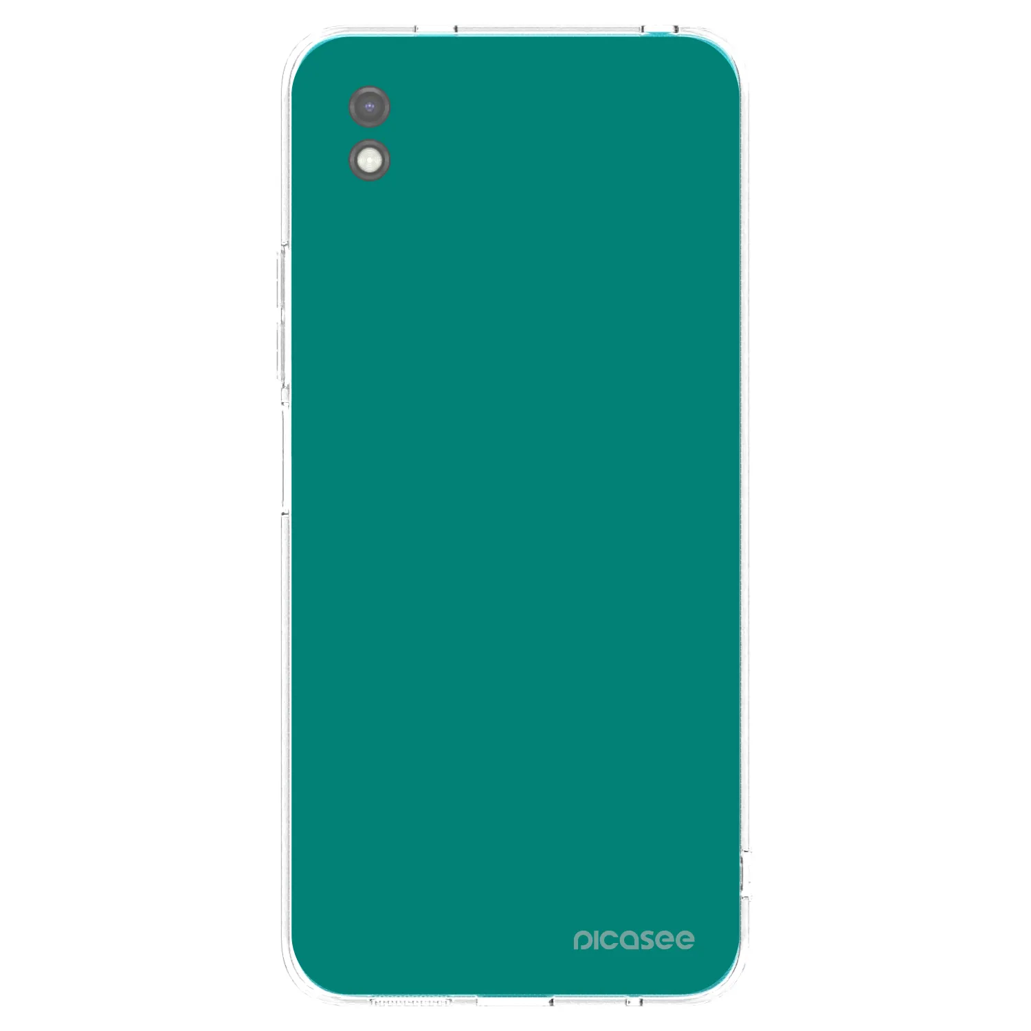Picasee Μαύρη θήκη σιλικόνης για Xiaomi Redmi 9A - Emerald Mist