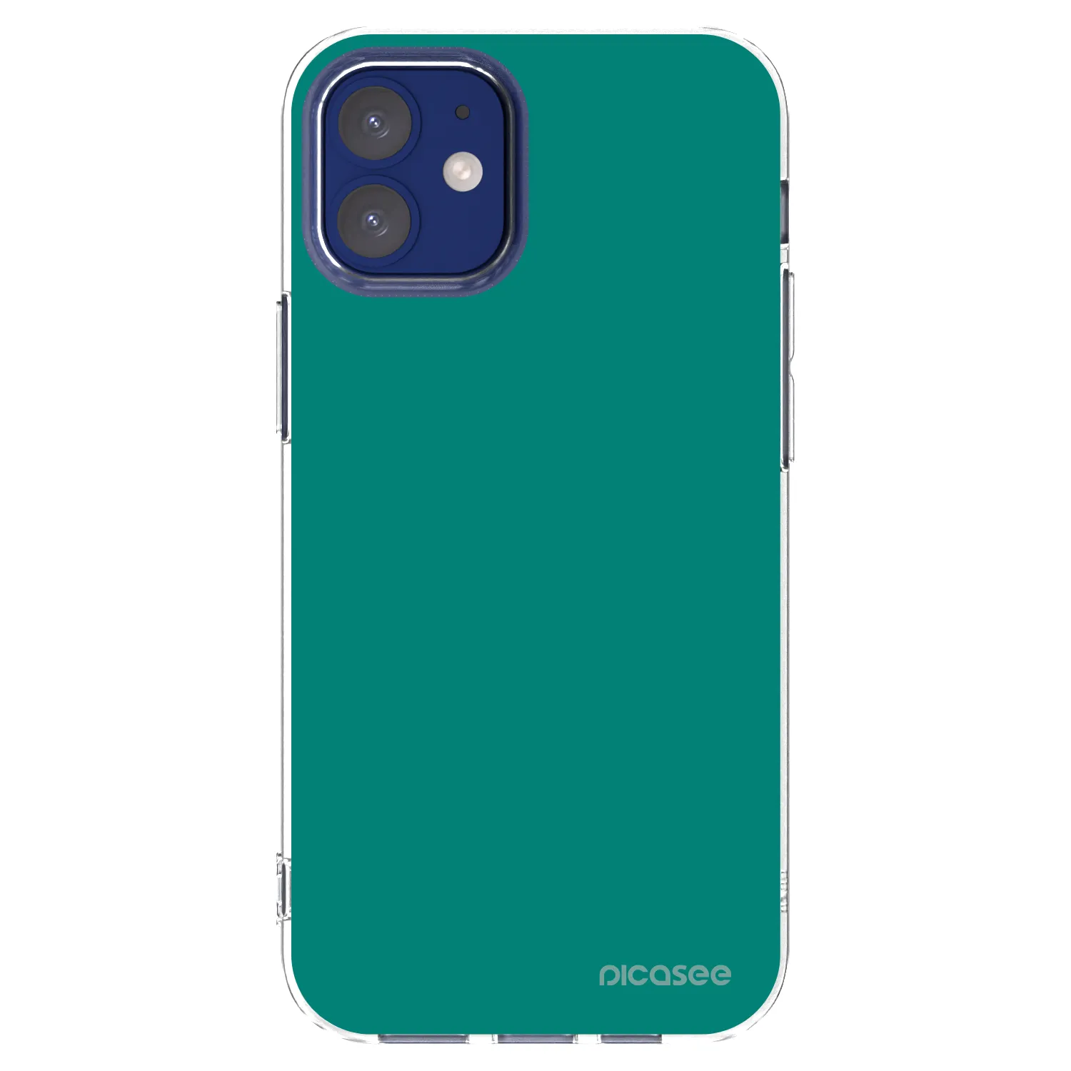 Picasee διαφανής θήκη σιλικόνης Apple iPhone 12 mini - Emerald Mist