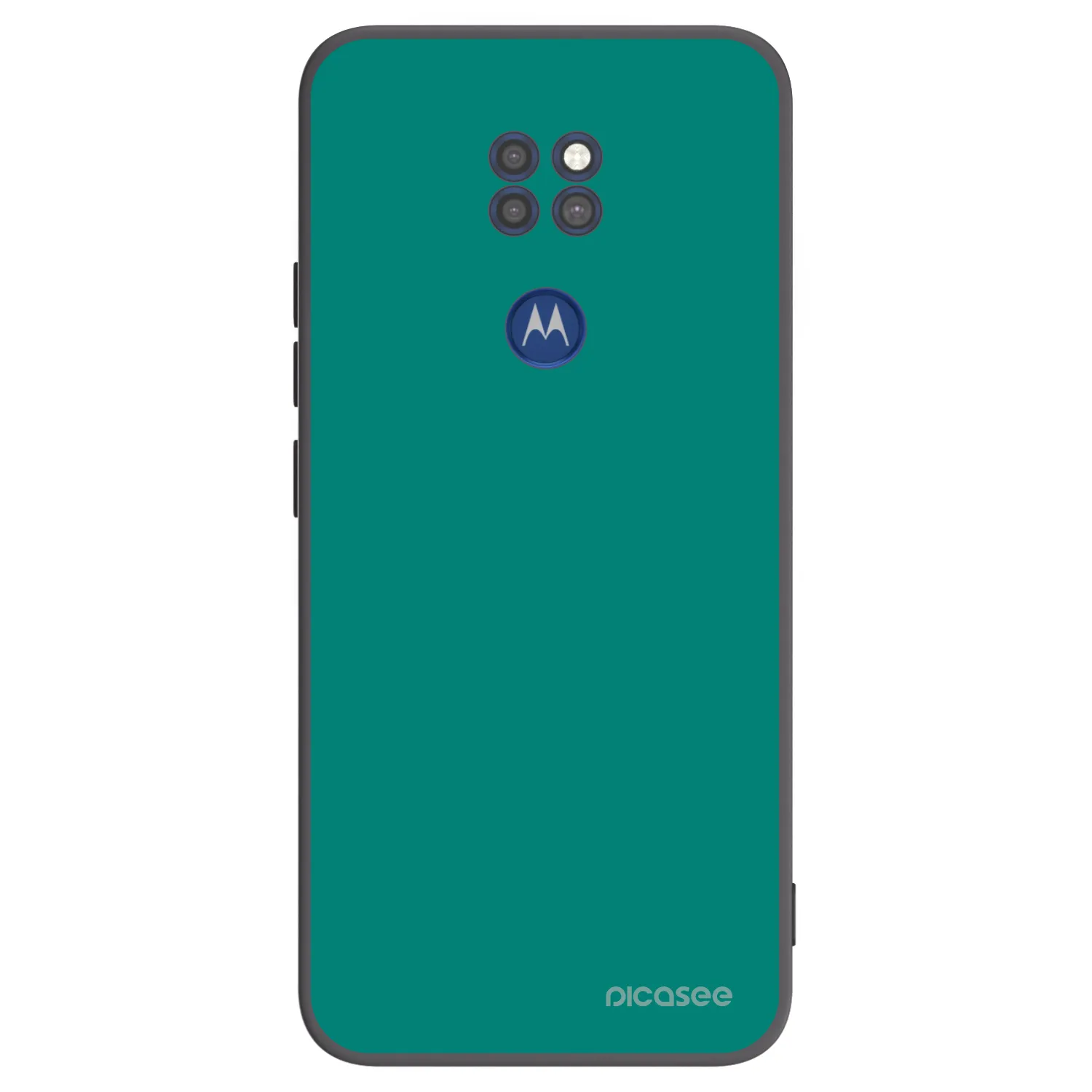 Picasee Μαύρη θήκη σιλικόνης για Motorola Moto G9 Play - Emerald Mist