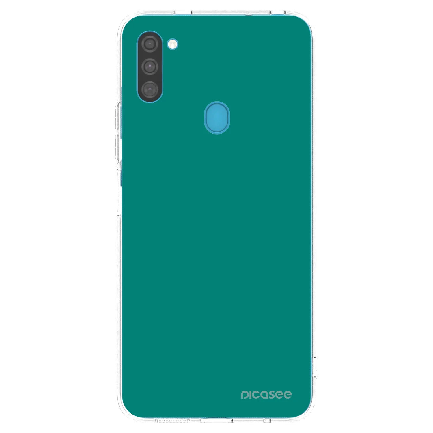 Picasee διαφανής θήκη σιλικόνης Samsung Galaxy M11 - Emerald Mist