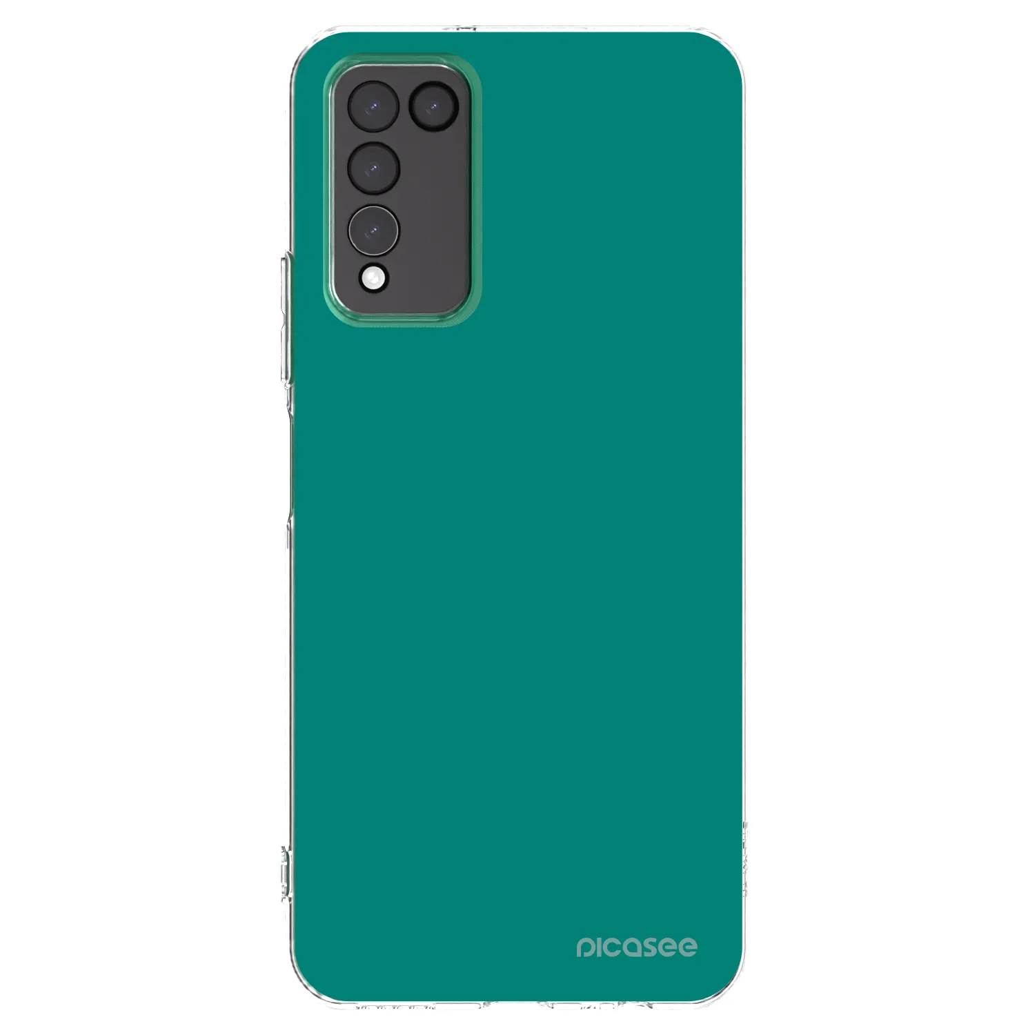 Picasee διαφανής θήκη σιλικόνης Honor 10X Lite - Emerald Mist