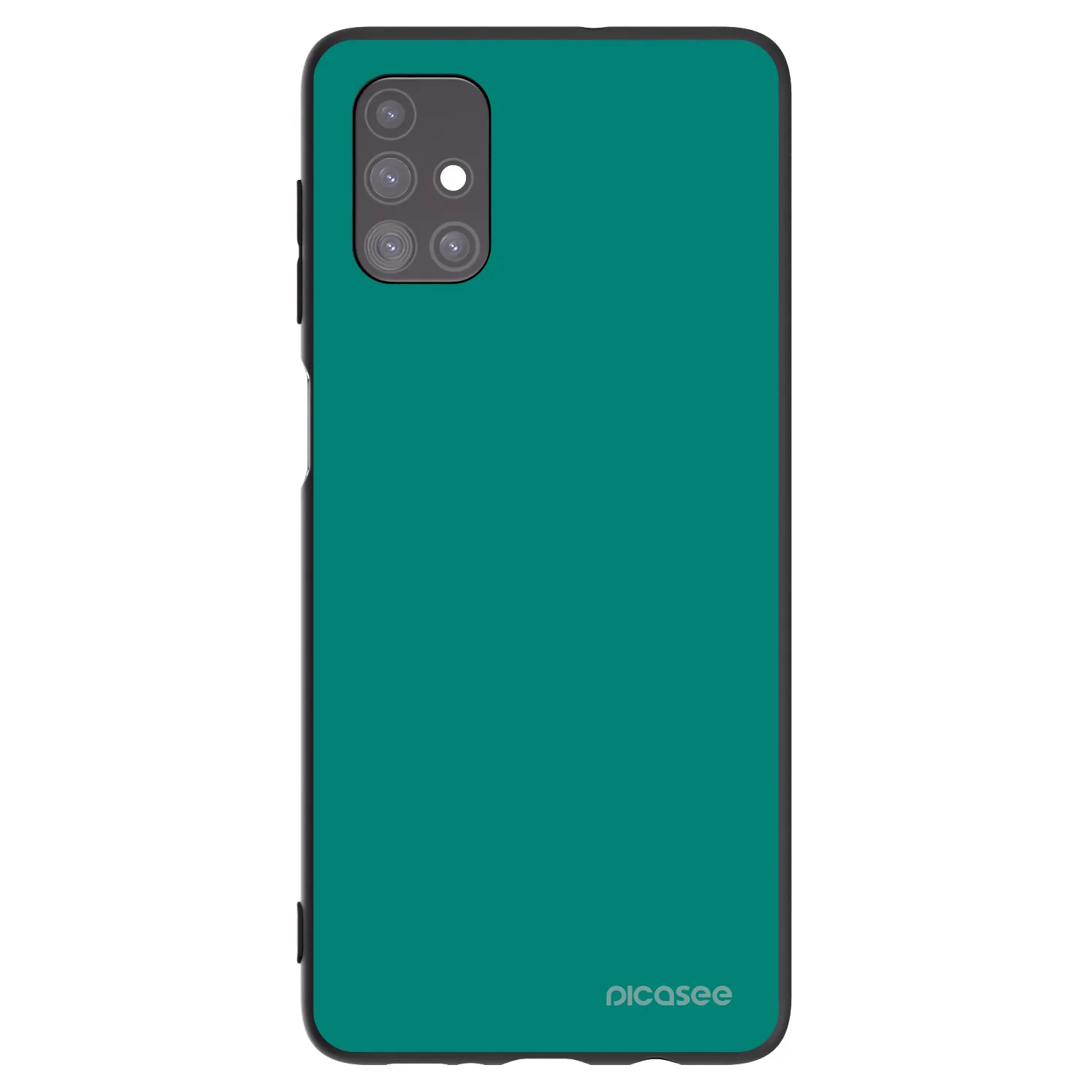 Picasee Μαύρη θήκη σιλικόνης για Samsung Galaxy M51 M515F - Emerald Mist