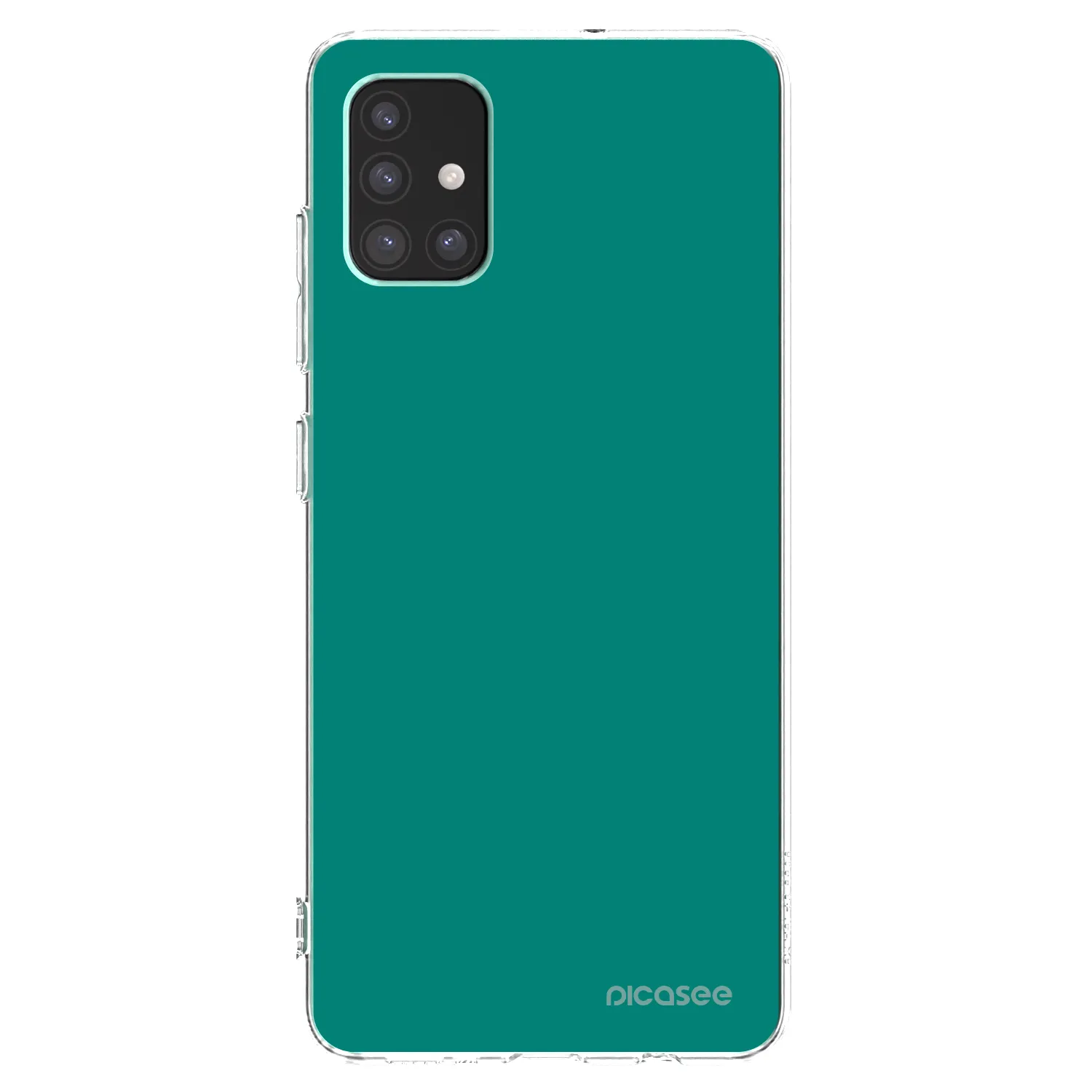Picasee διαφανής θήκη σιλικόνης Samsung Galaxy M51 M515F - Emerald Mist