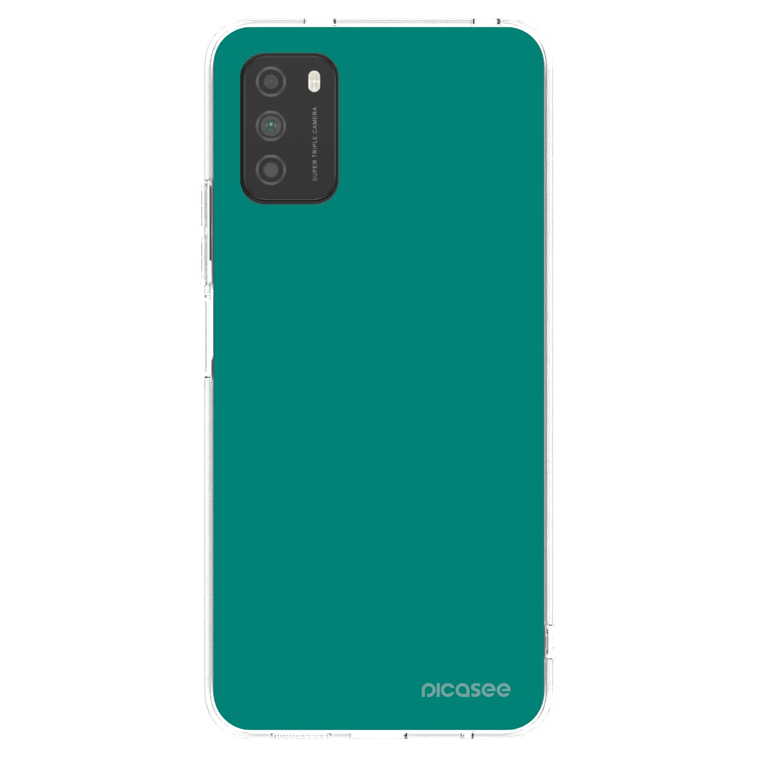 Picasee διαφανής θήκη σιλικόνης Xiaomi Poco M3 - Emerald Mist
