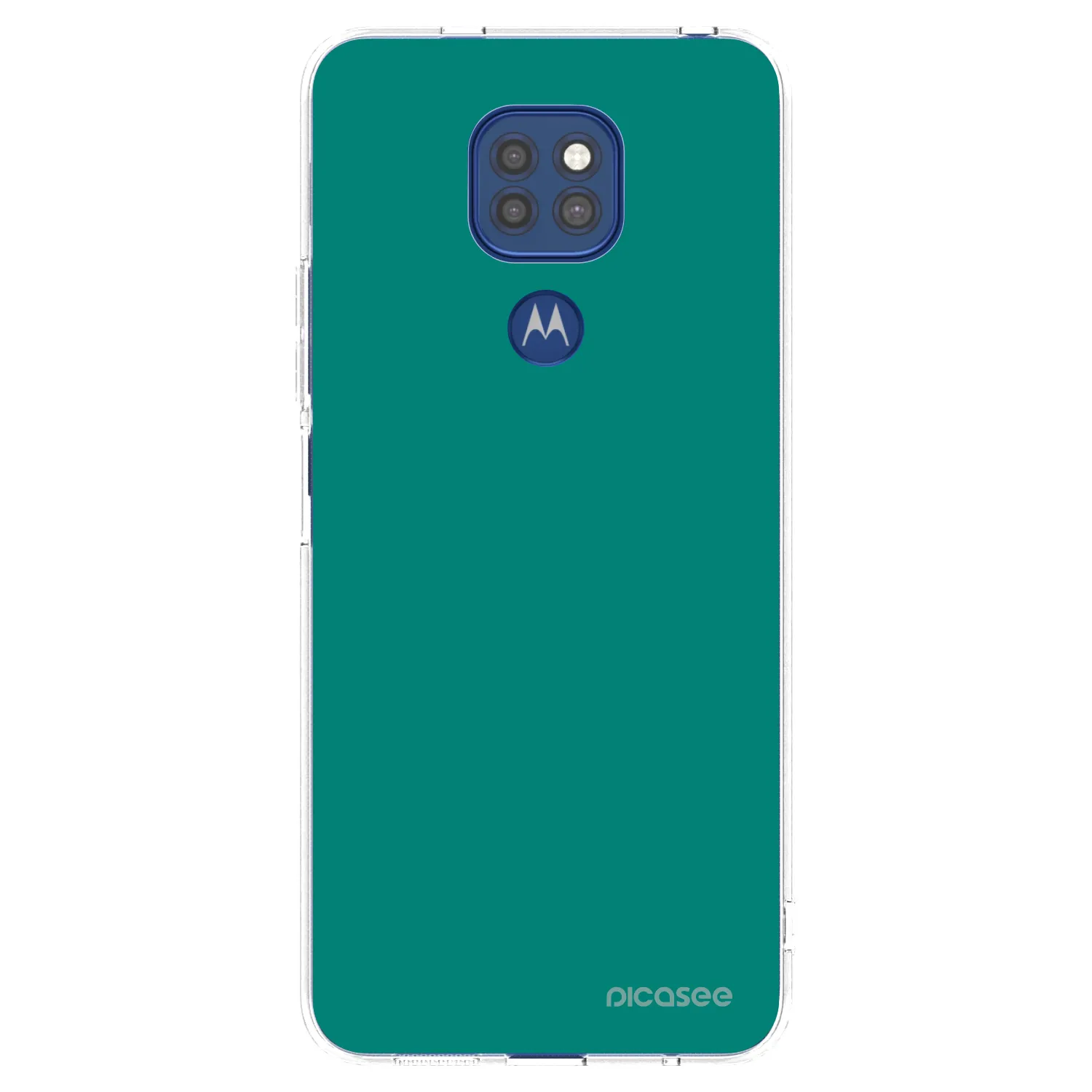Picasee διαφανής θήκη σιλικόνης Motorola Moto G9 Play - Emerald Mist