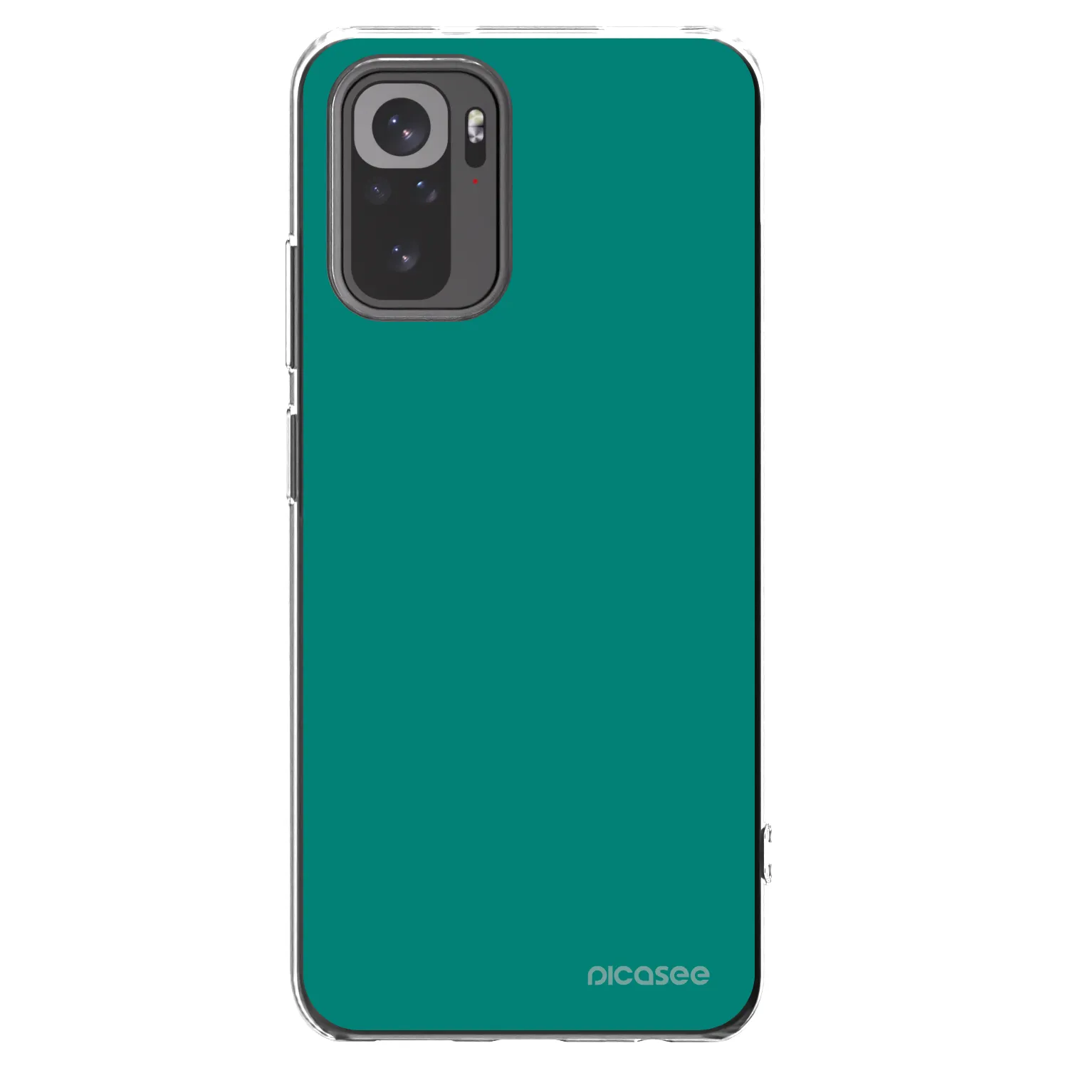 Picasee διαφανής θήκη σιλικόνης Xiaomi Redmi Note 10 - Emerald Mist
