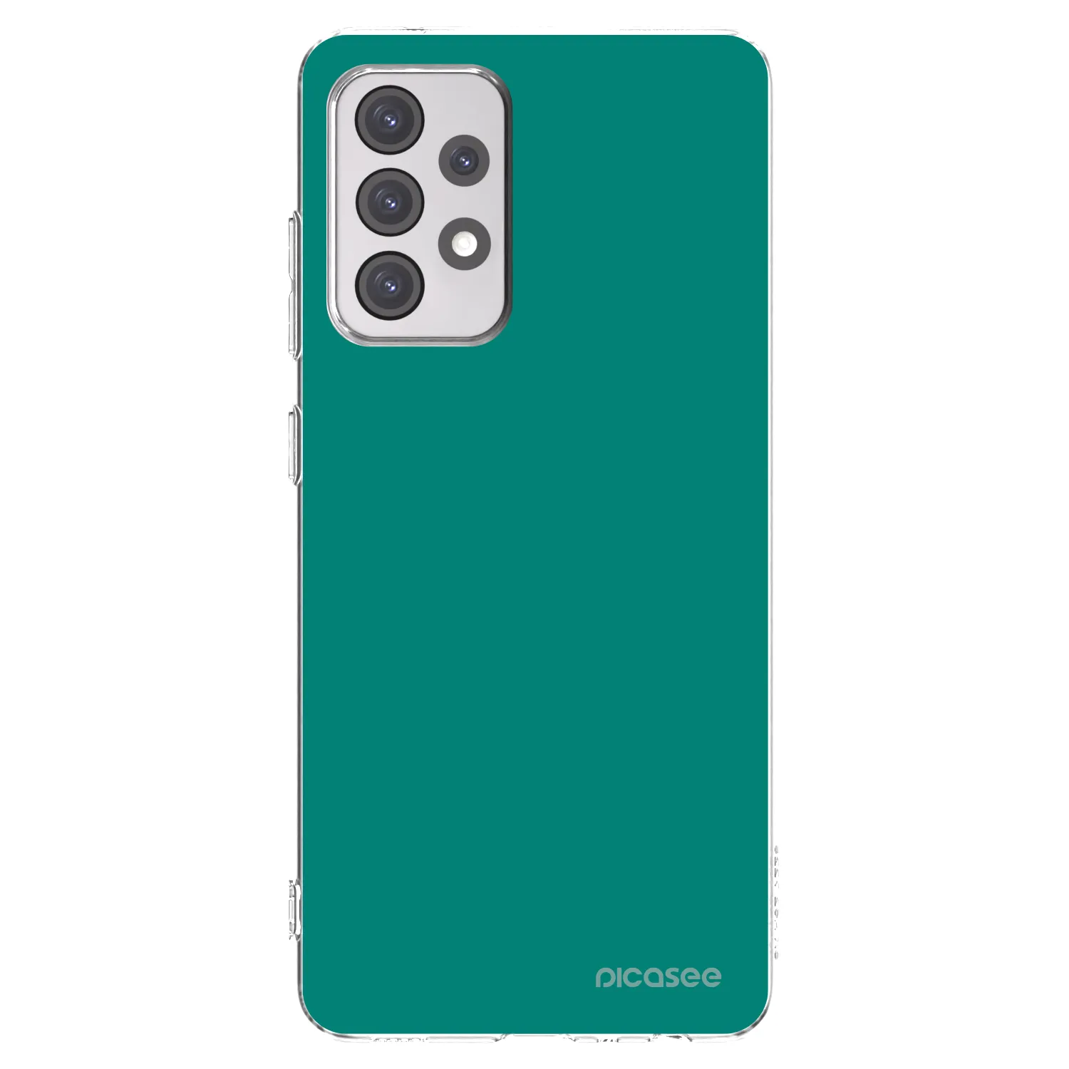 Picasee διαφανής θήκη σιλικόνης Samsung Galaxy A52 5G A525F - Emerald Mist