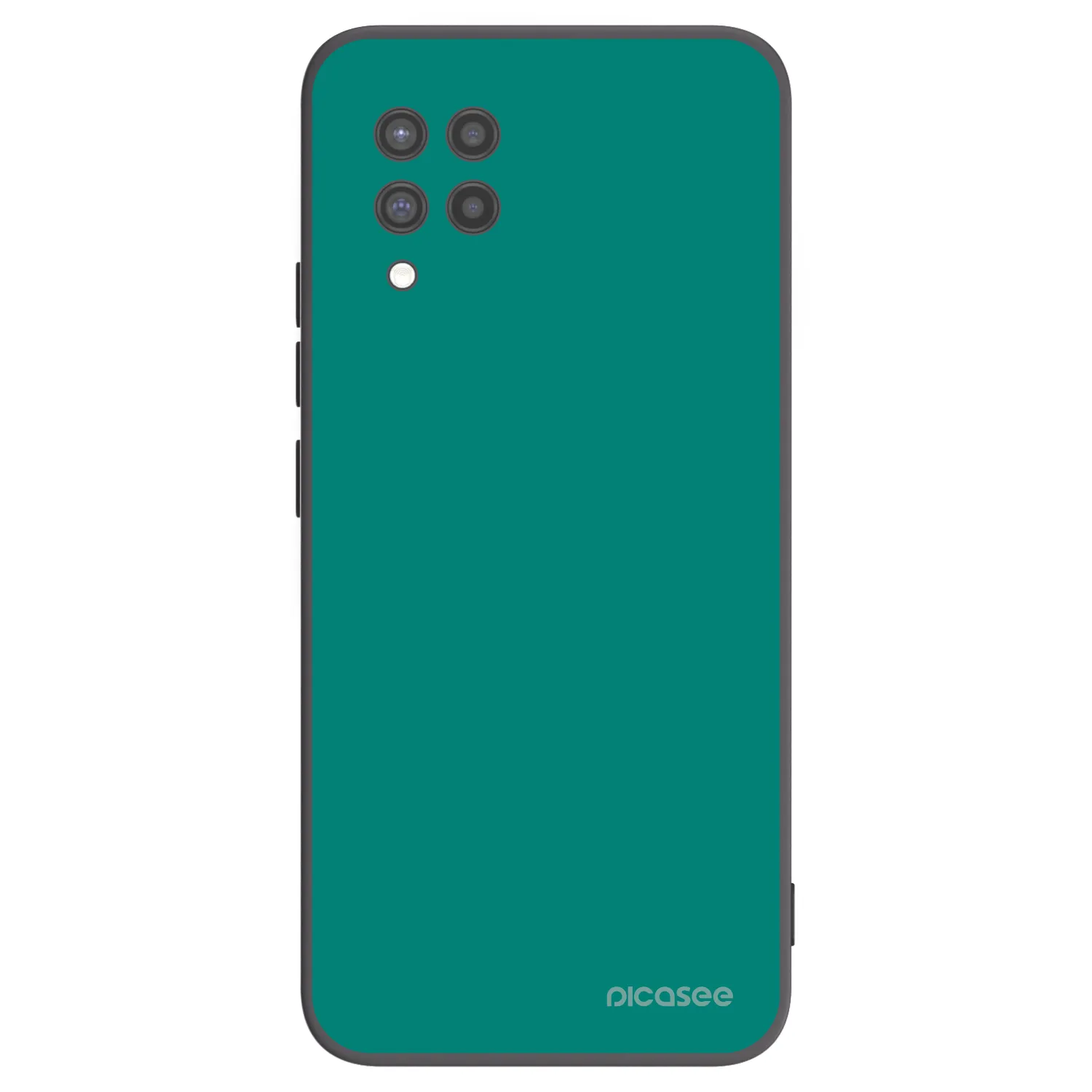 Picasee Μαύρη θήκη σιλικόνης για Samsung Galaxy A42 A426B - Emerald Mist