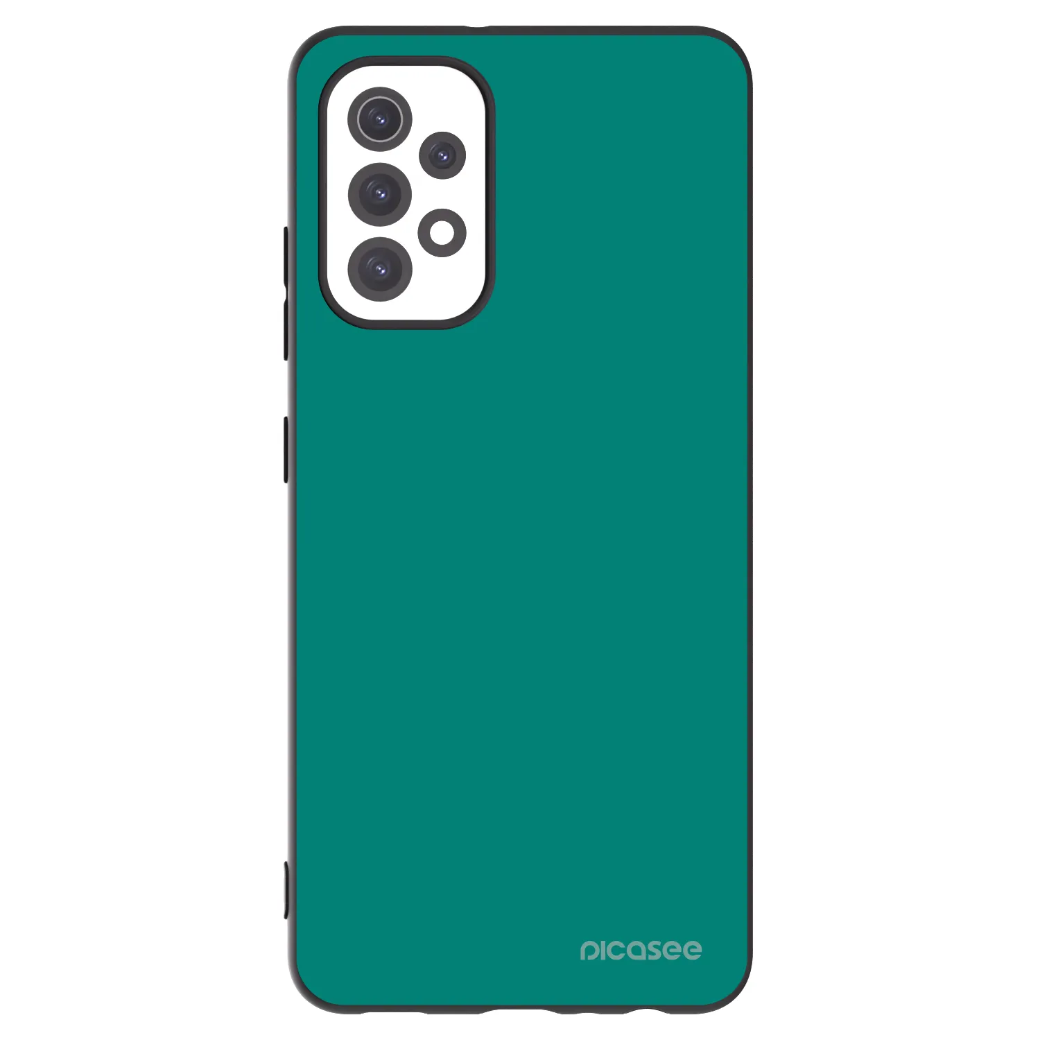 Picasee Μαύρη θήκη σιλικόνης για Samsung Galaxy A32 5G A326B - Emerald Mist