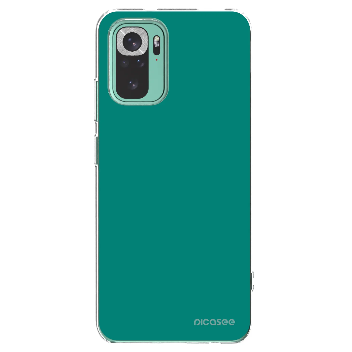 Picasee διαφανής θήκη σιλικόνης Xiaomi Redmi Note 10 Pro - Emerald Mist