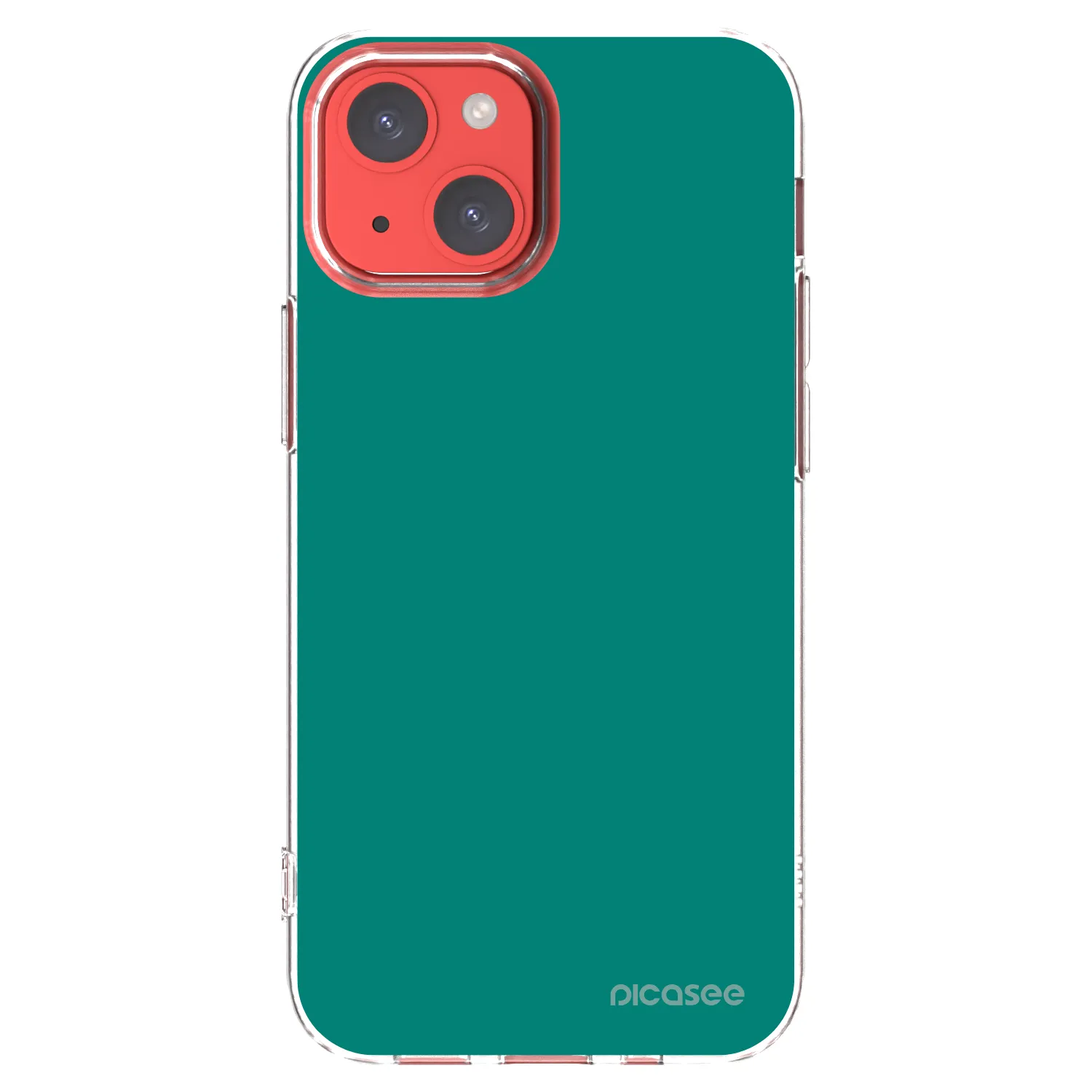 Picasee διαφανής θήκη σιλικόνης Apple iPhone 13 mini - Emerald Mist