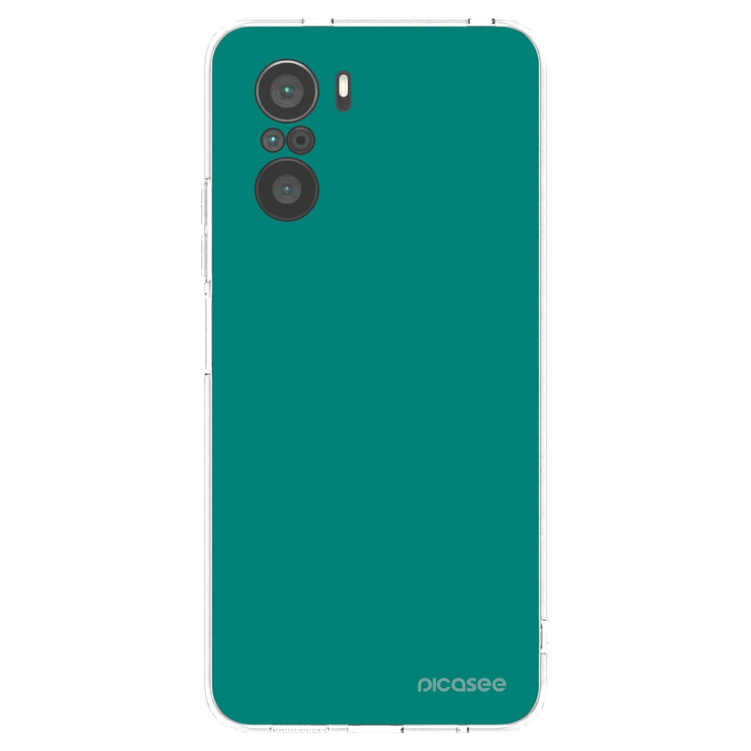 Picasee διαφανής θήκη σιλικόνης Xiaomi Poco F3 - Emerald Mist