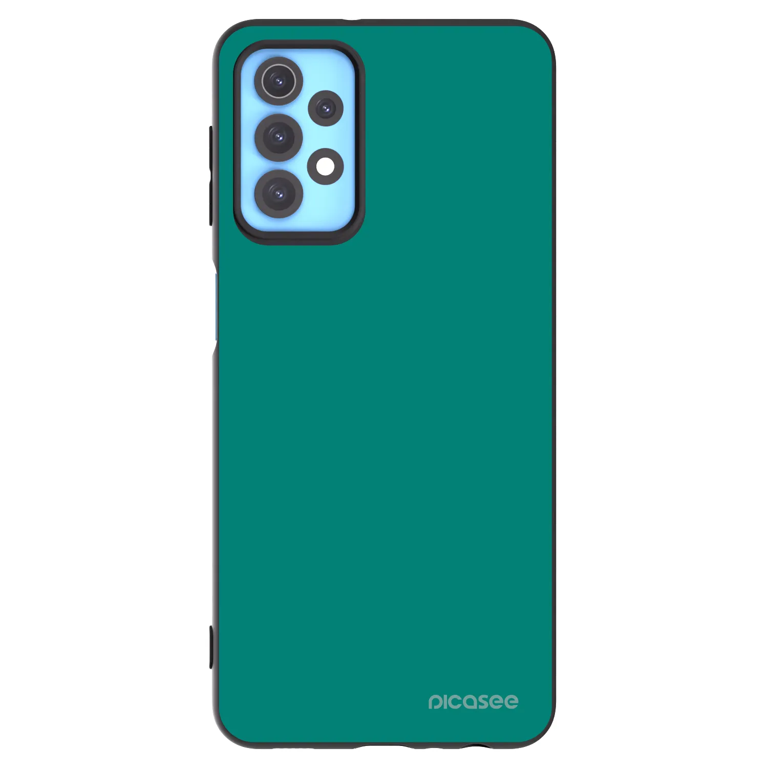 Picasee Μαύρη θήκη σιλικόνης για Samsung Galaxy A32 4G SM-A325F - Emerald Mist