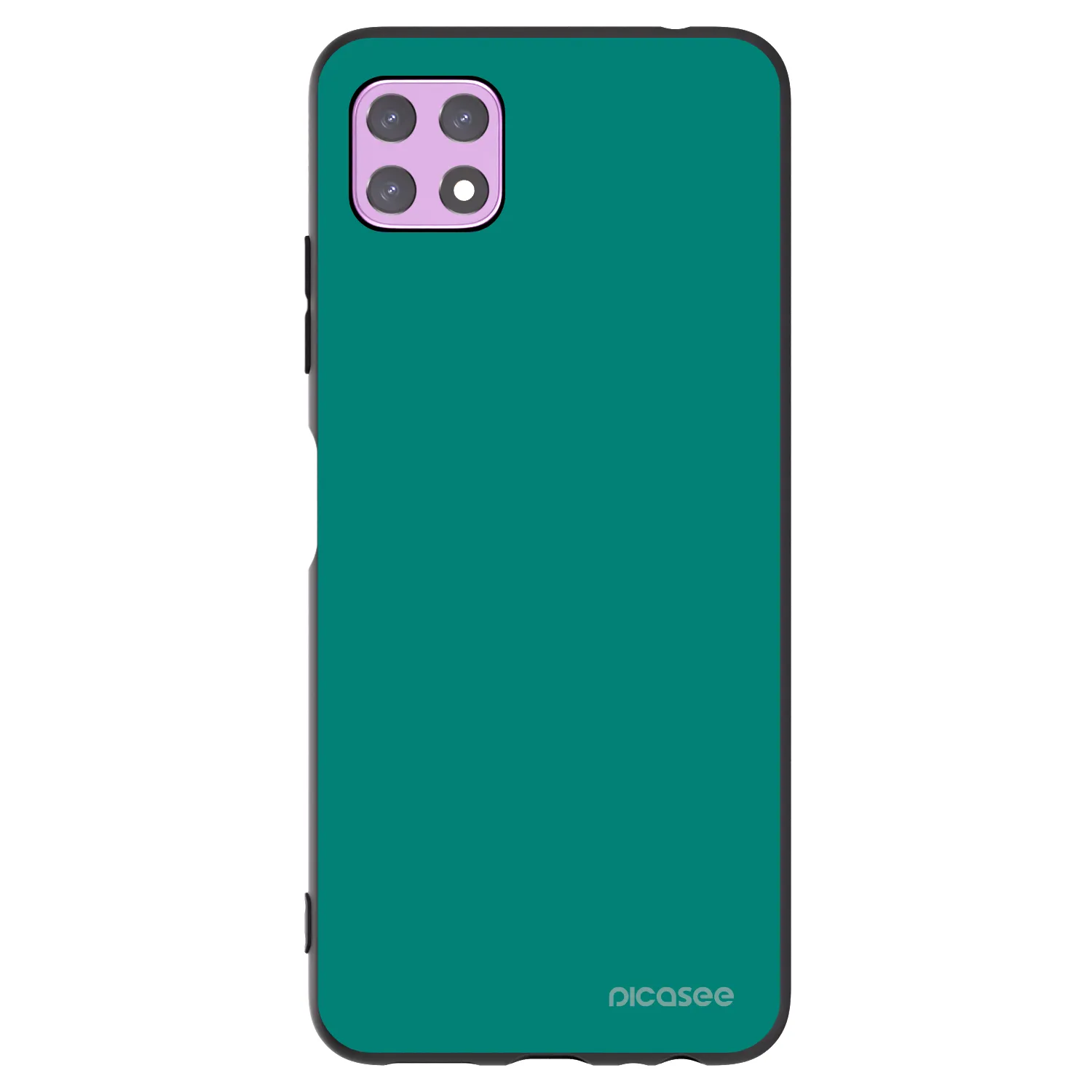 Picasee Μαύρη θήκη σιλικόνης για Samsung Galaxy A22 A226B 5G - Emerald Mist