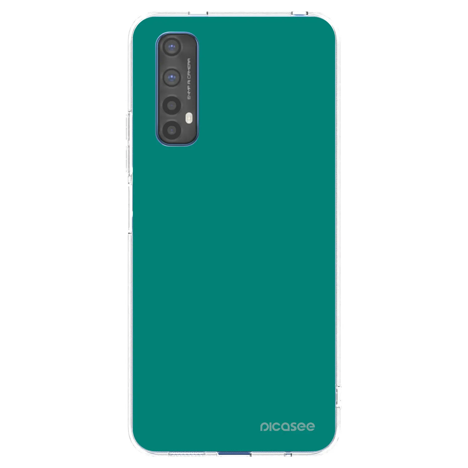 Picasee διαφανής θήκη σιλικόνης Realme 7 - Emerald Mist