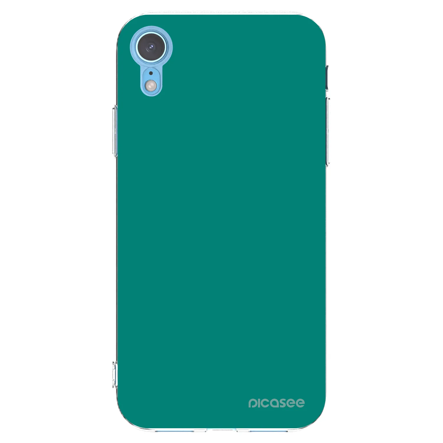Picasee διαφανής θήκη σιλικόνης Apple iPhone XR - Emerald Mist