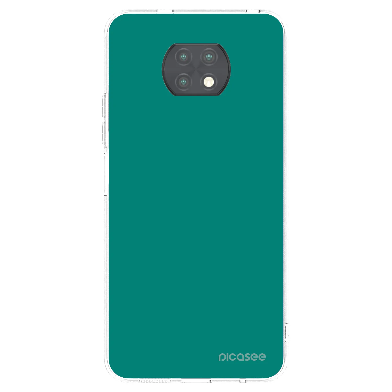 Picasee διαφανής θήκη σιλικόνης Xiaomi Redmi Note 9T - Emerald Mist