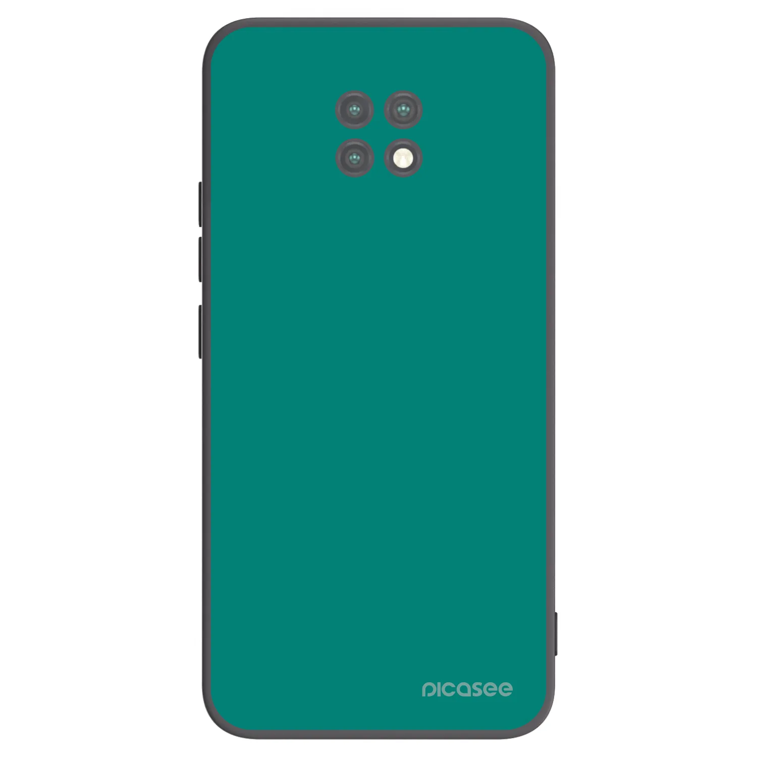Picasee Μαύρη θήκη σιλικόνης για Xiaomi Redmi Note 9T - Emerald Mist