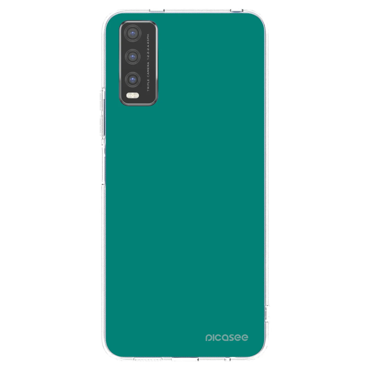 Picasee διαφανής θήκη σιλικόνης Vivo Y20s - Emerald Mist