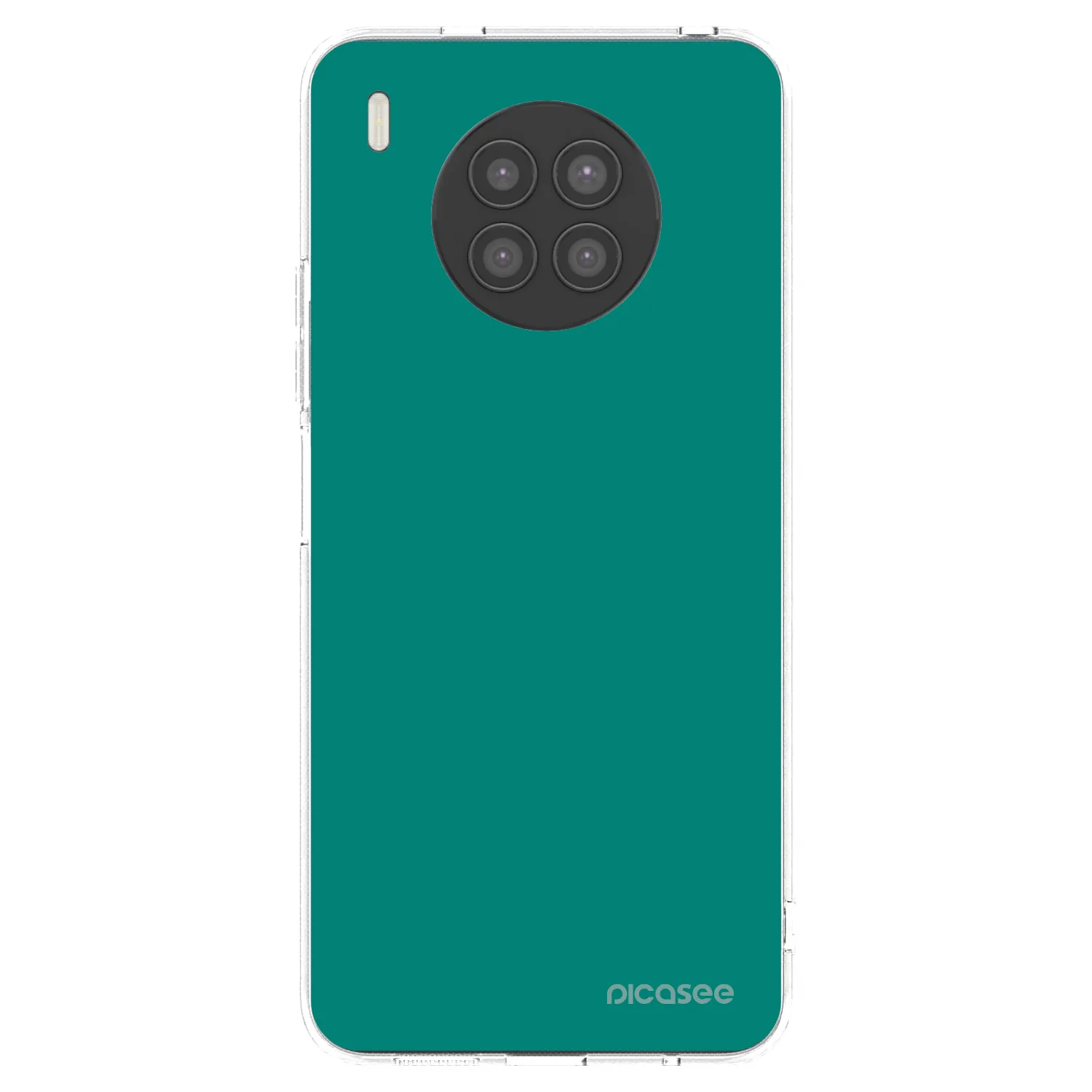 Picasee διαφανής θήκη σιλικόνης Huawei Nova 8i - Emerald Mist