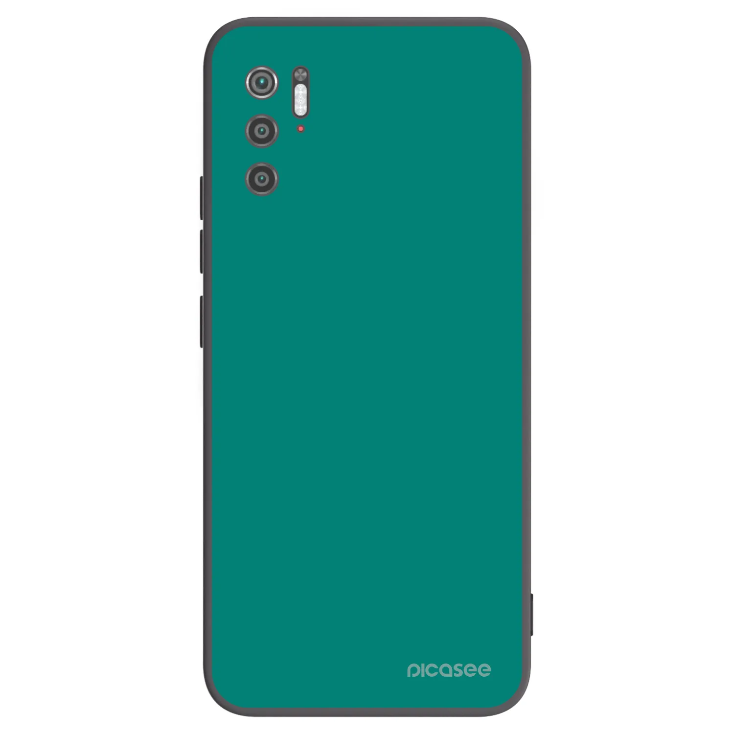 Picasee Μαύρη θήκη σιλικόνης για Xiaomi Poco M3 Pro 5G - Emerald Mist