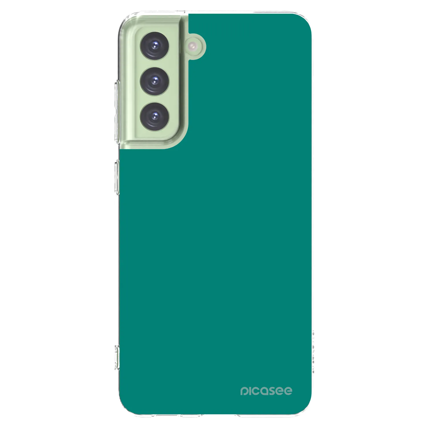 Picasee διαφανής θήκη σιλικόνης Samsung Galaxy S21 FE 5G - Emerald Mist