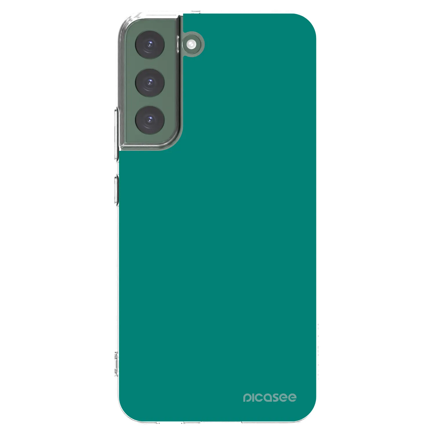 Picasee διαφανής θήκη σιλικόνης Samsung Galaxy S22+ 5G - Emerald Mist