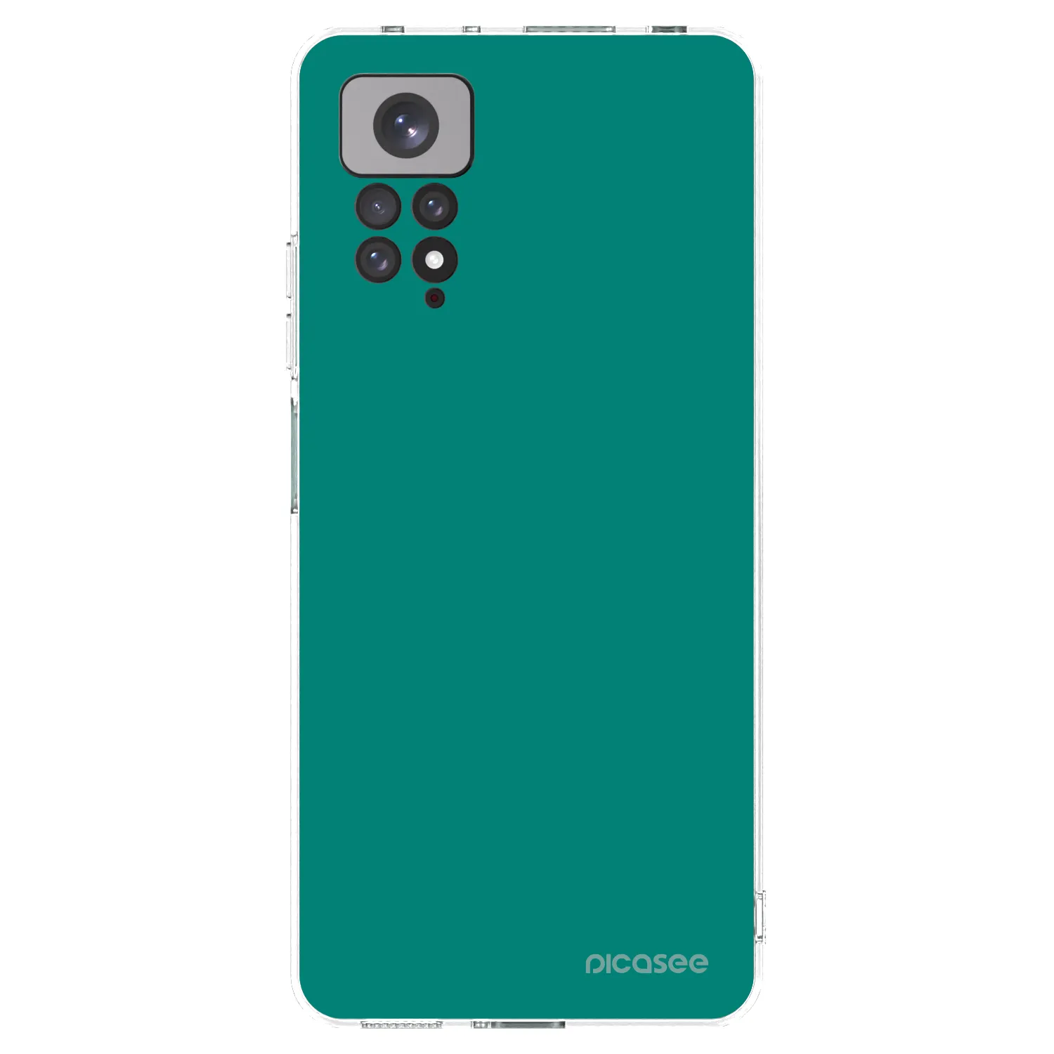 Picasee διαφανής θήκη σιλικόνης Xiaomi Redmi Note 11 - Emerald Mist