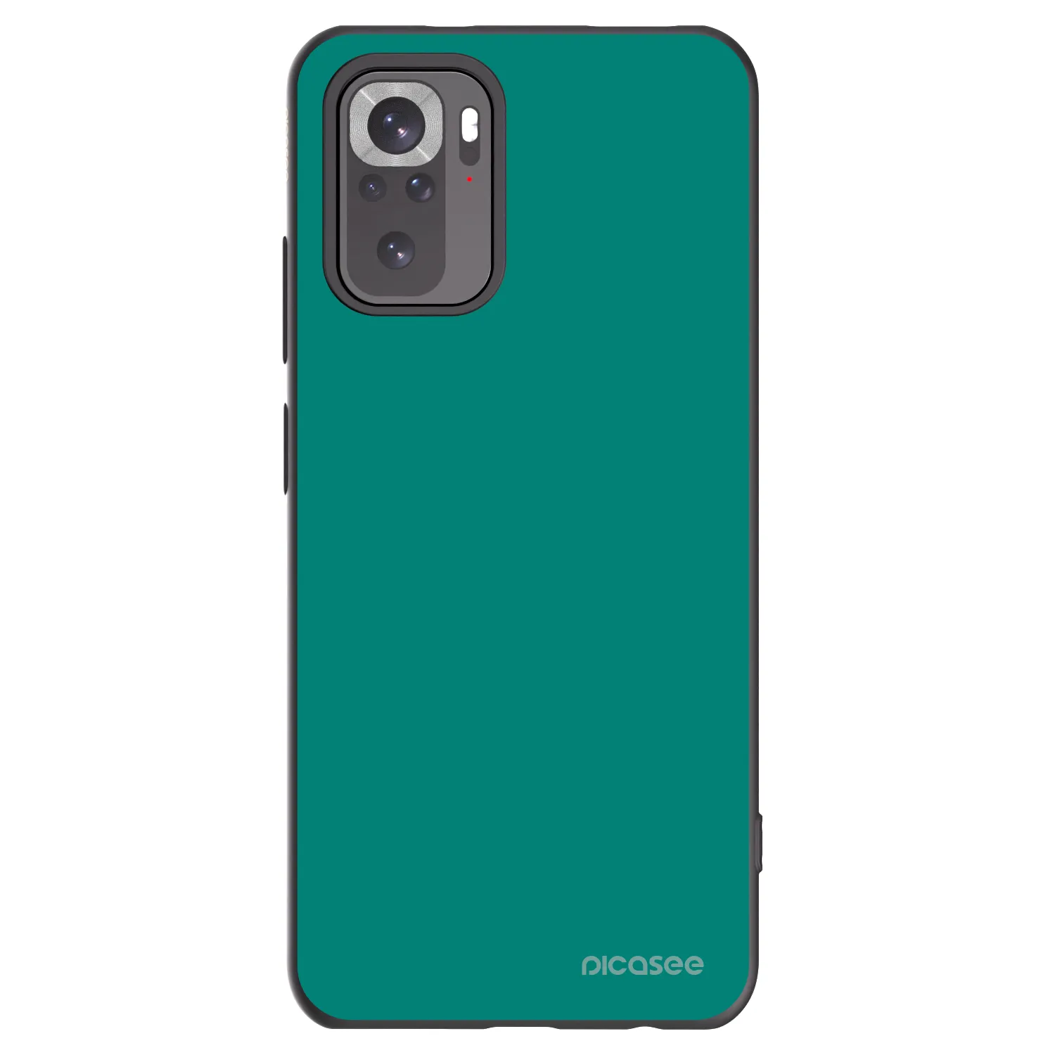 Picasee Μαύρη θήκη σιλικόνης για Xiaomi Redmi Note 11S 4G - Emerald Mist