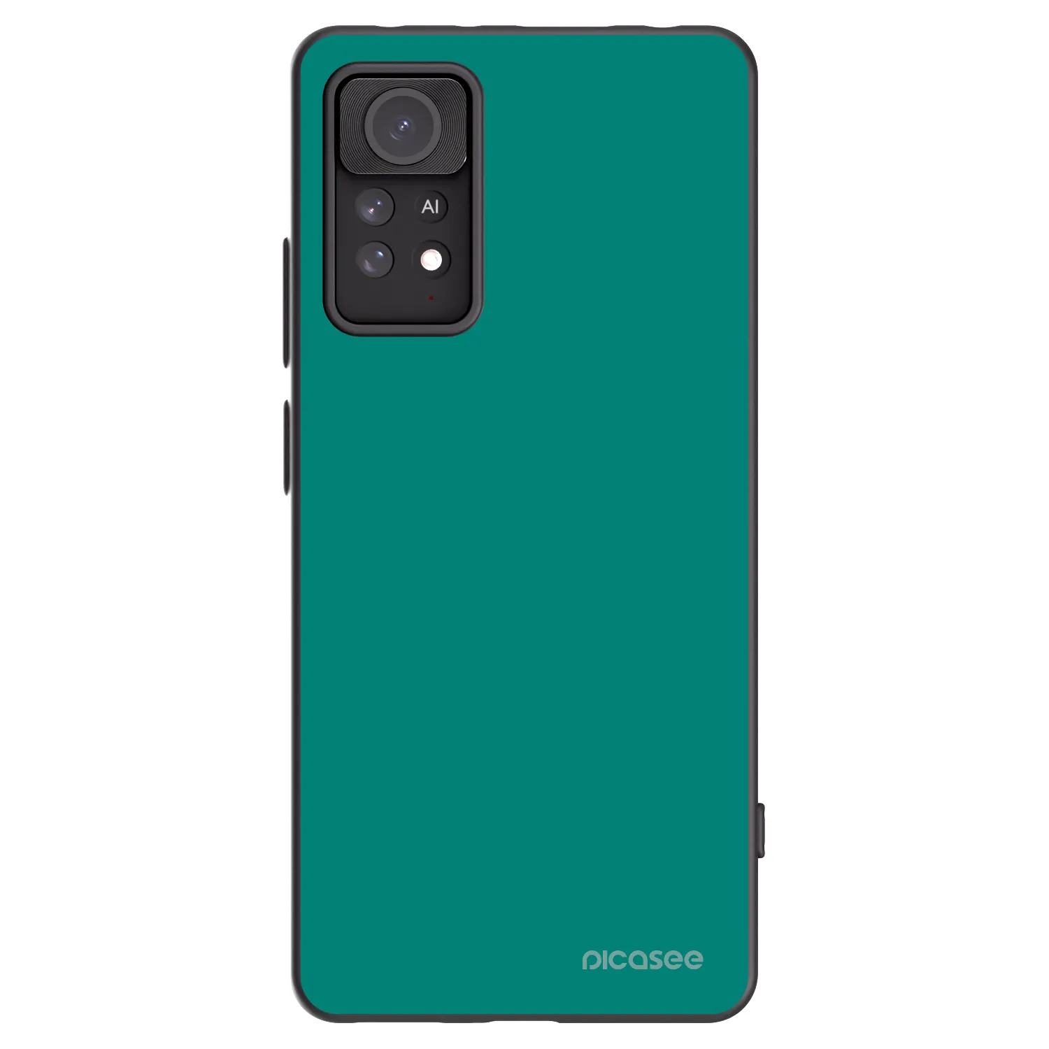 Picasee Μαύρη θήκη σιλικόνης για Xiaomi Redmi Note 11 Pro - Emerald Mist