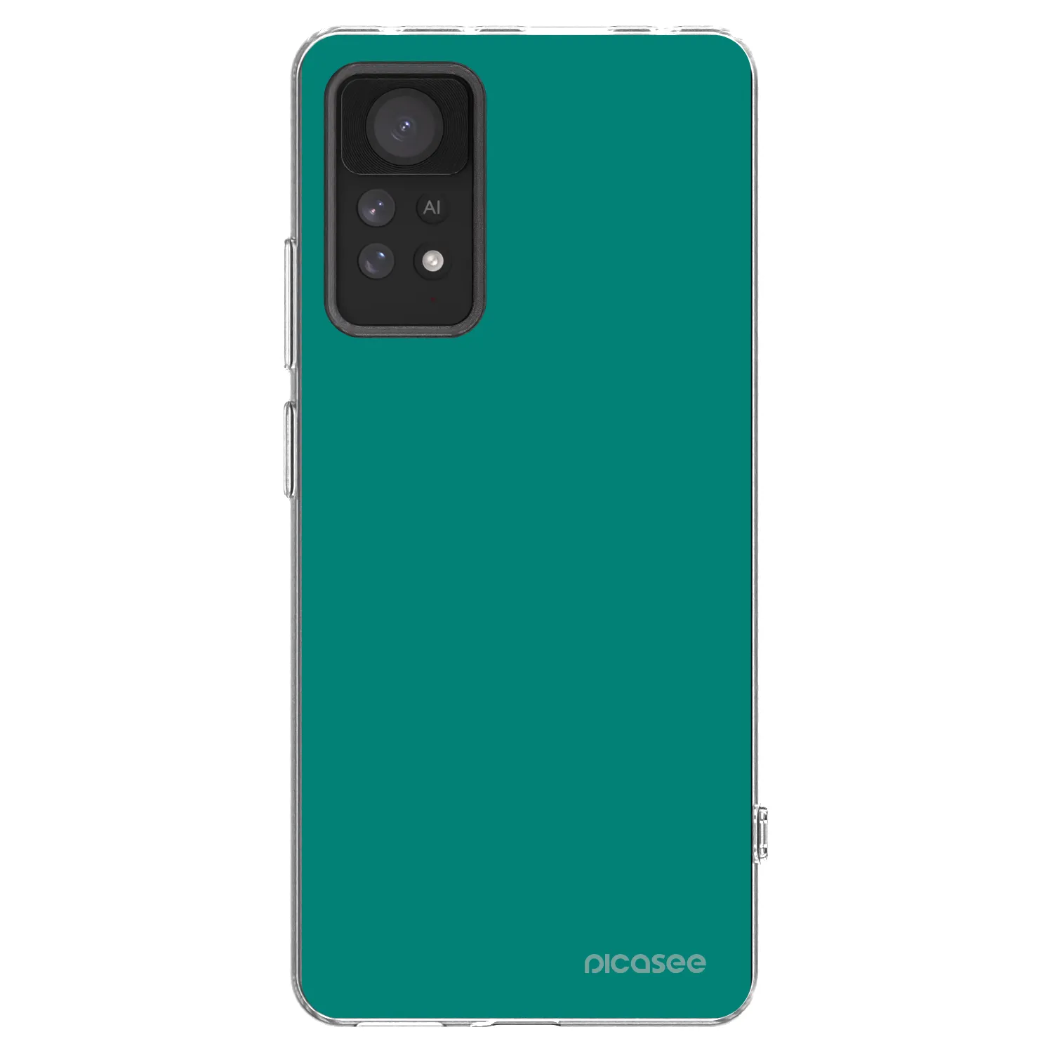 Picasee διαφανής θήκη σιλικόνης Xiaomi Redmi Note 11 Pro - Emerald Mist