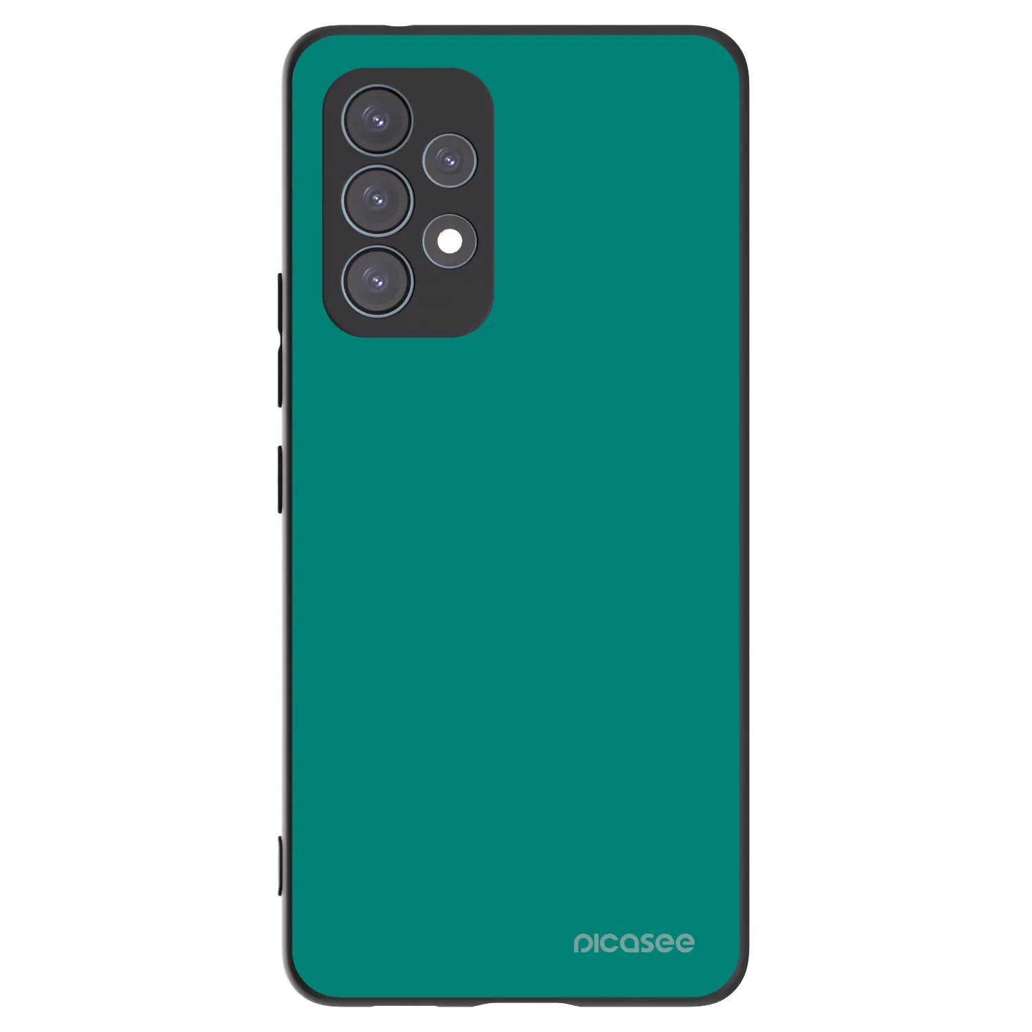 Picasee Μαύρη θήκη σιλικόνης για Samsung Galaxy A53 5G A536 - Emerald Mist