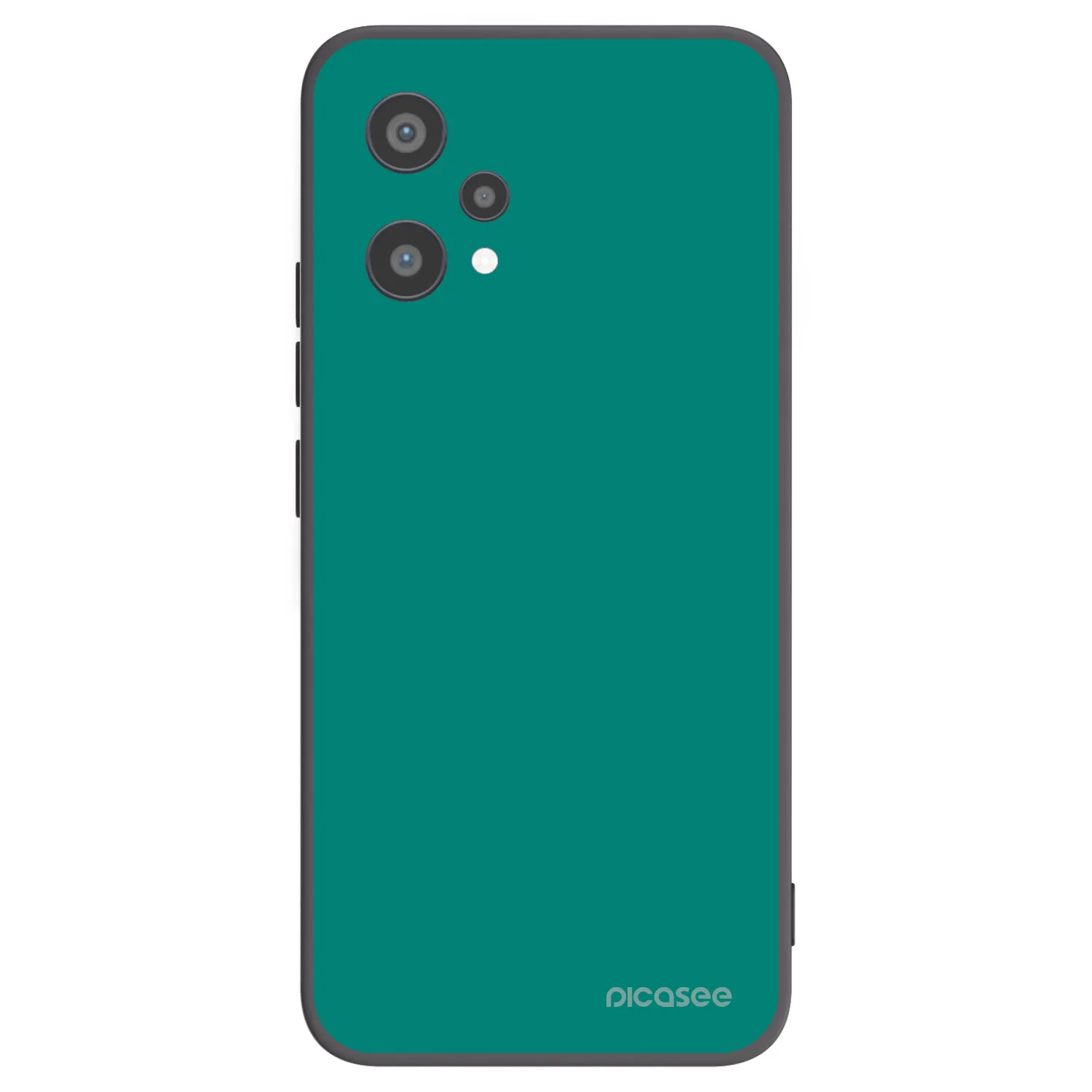 Picasee Μαύρη θήκη σιλικόνης για Realme 9 Pro 5G - Emerald Mist