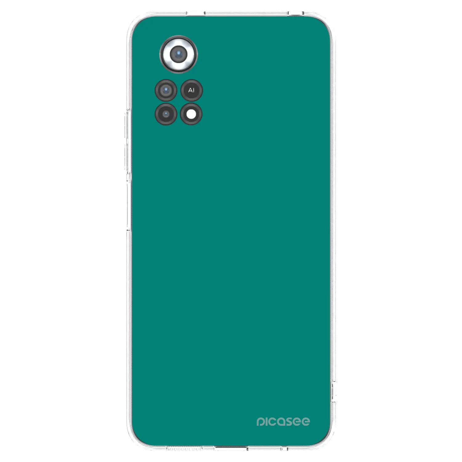 Picasee διαφανής θήκη σιλικόνης Xiaomi Poco X4 Pro 5G - Emerald Mist