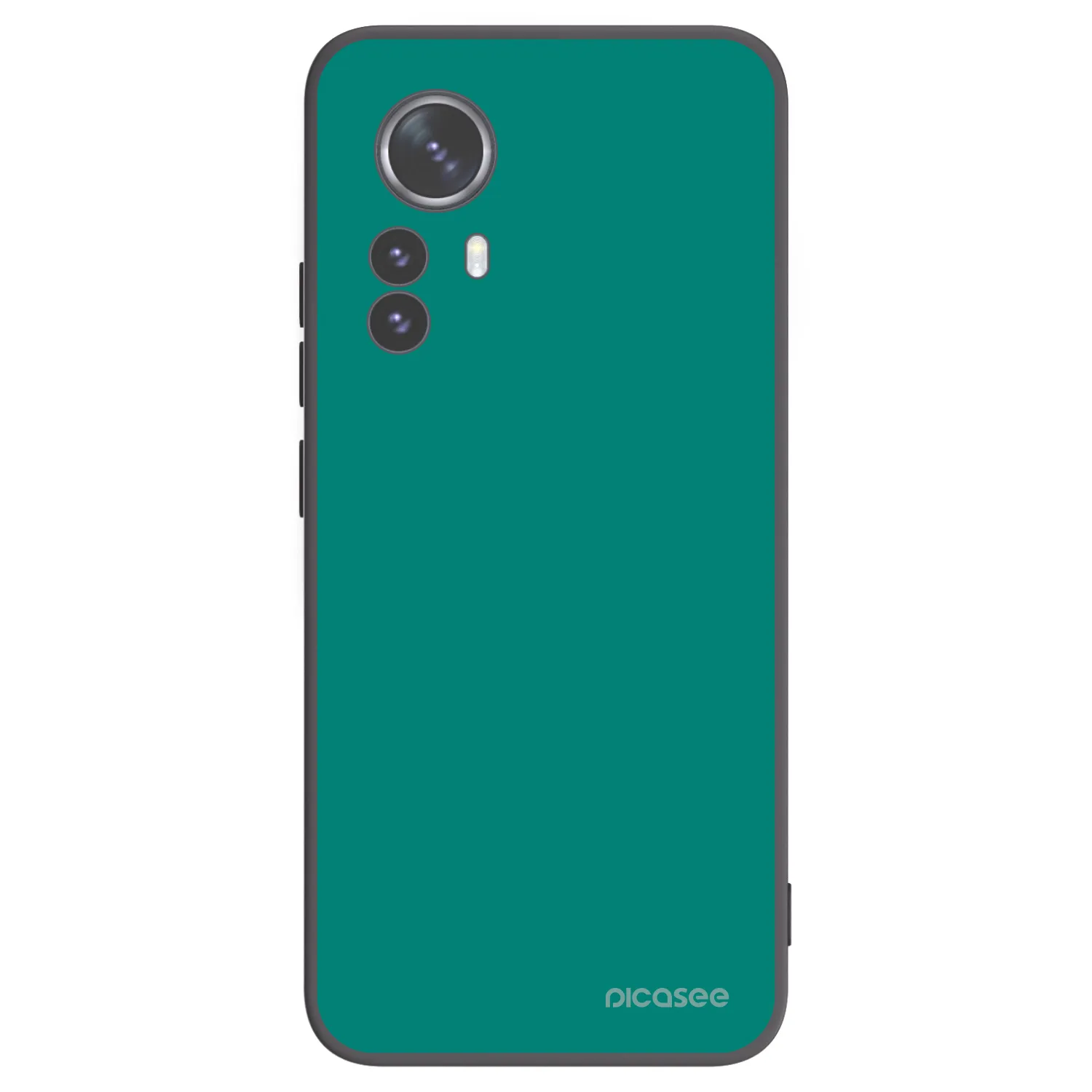 Picasee Μαύρη θήκη σιλικόνης για Xiaomi 12 Pro - Emerald Mist