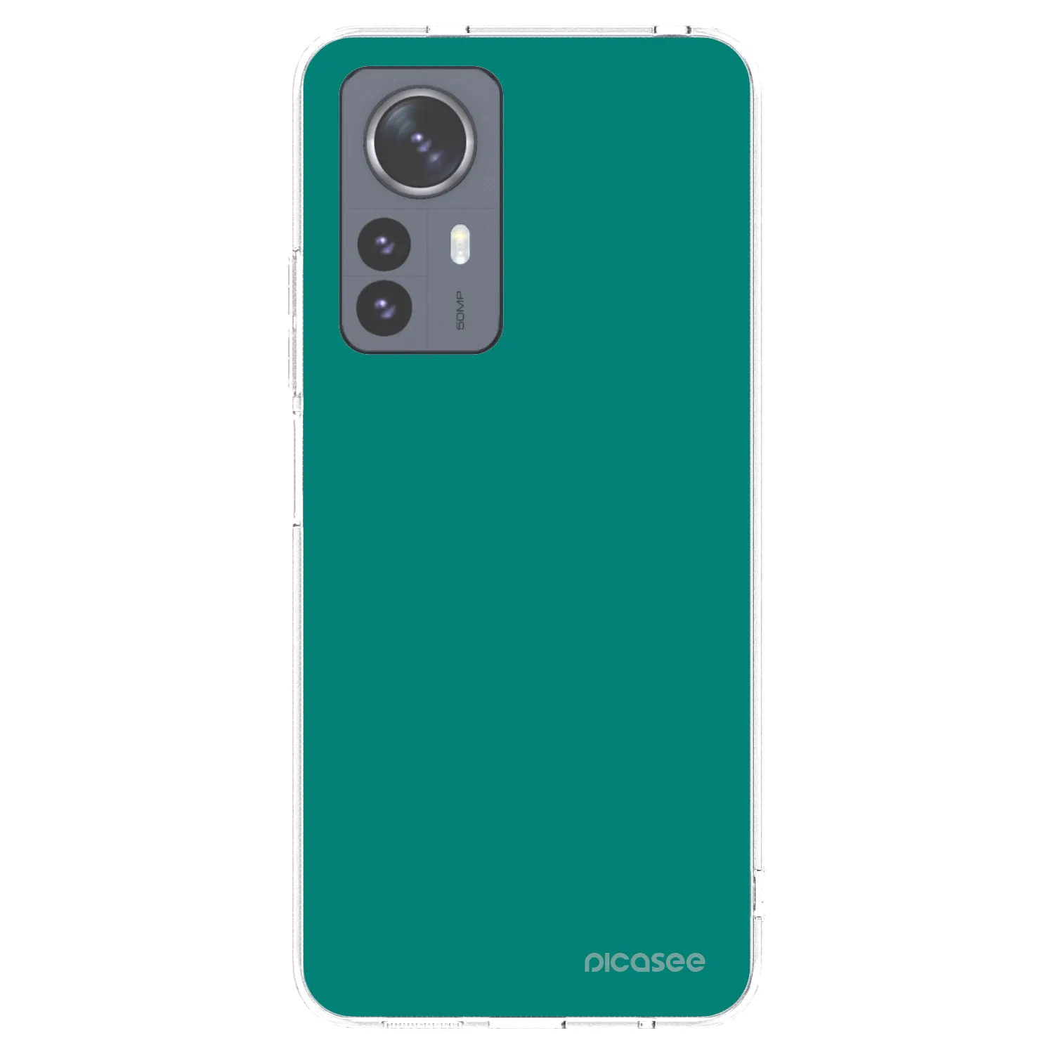 Picasee διαφανής θήκη σιλικόνης Xiaomi 12 Pro - Emerald Mist