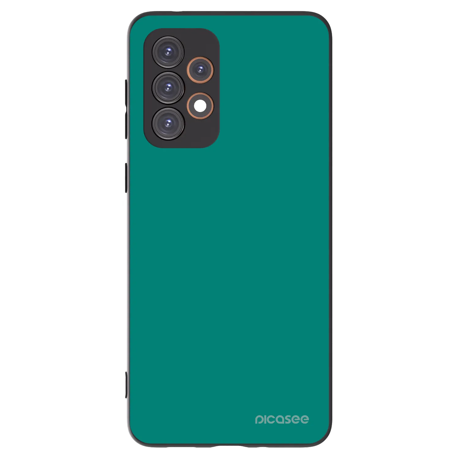Picasee Μαύρη θήκη σιλικόνης για Samsung Galaxy A33 5G A336 - Emerald Mist