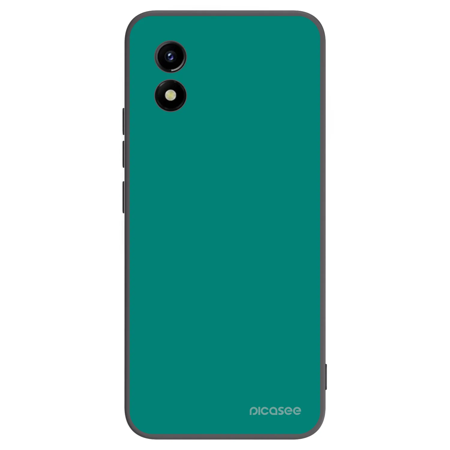 Picasee Μαύρη θήκη σιλικόνης για Vivo Y01 - Emerald Mist