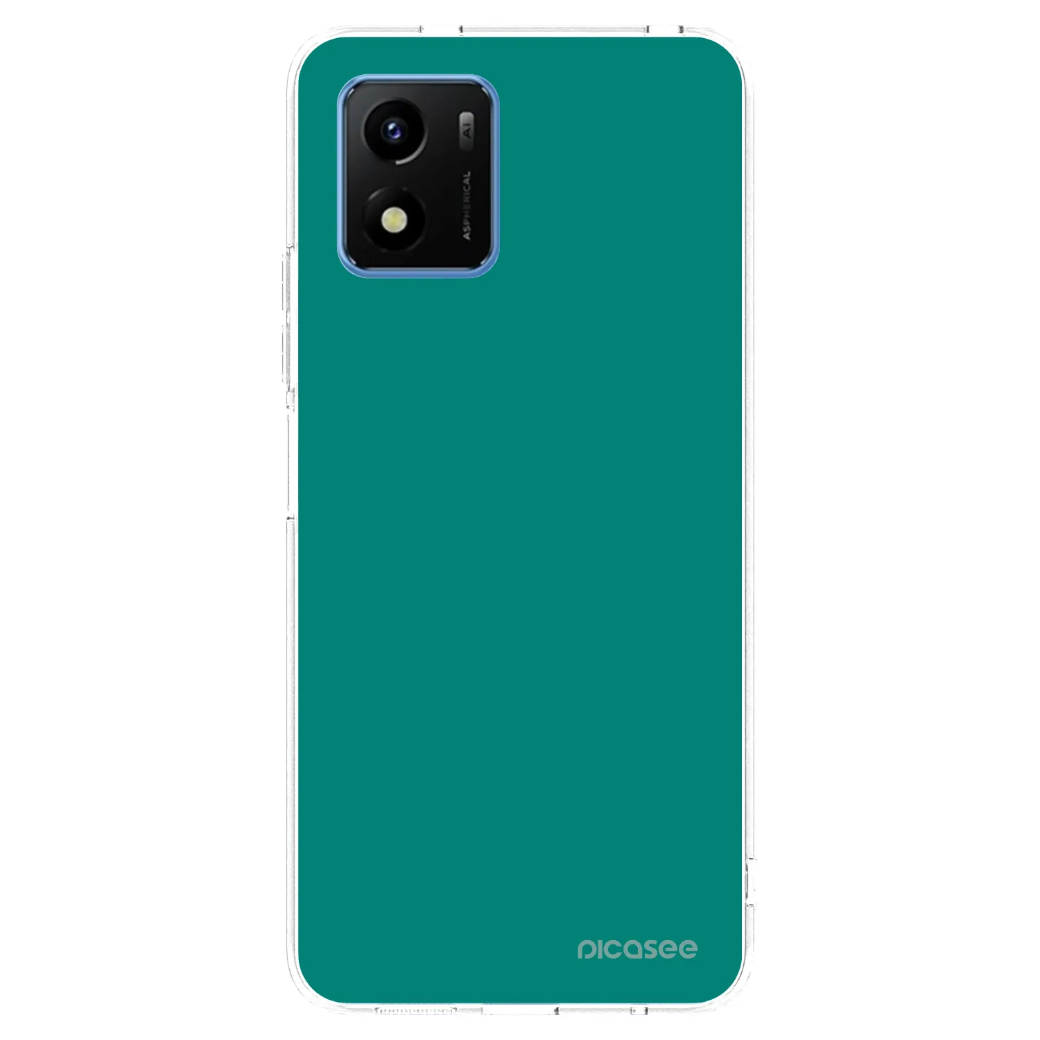 Picasee διαφανής θήκη σιλικόνης Vivo Y01 - Emerald Mist